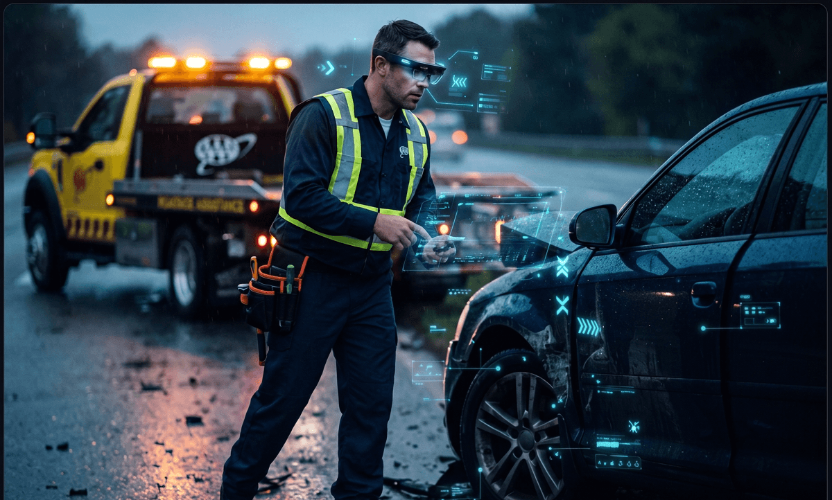 Safety-forward roadside guidance, through Meta AI glasses — demo preview